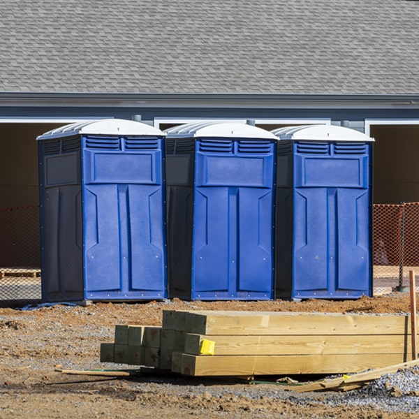 what is the maximum capacity for a single porta potty in Genesee